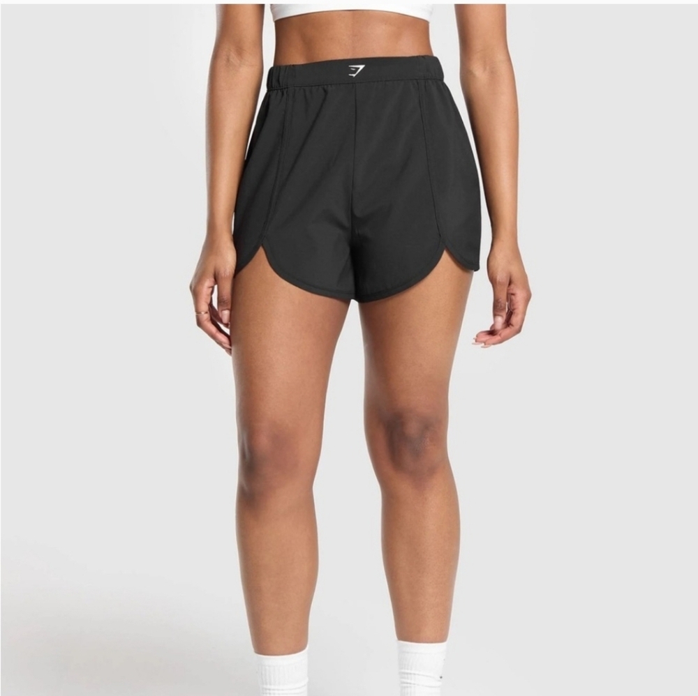 Gymshark Black Athletic Running Shorts